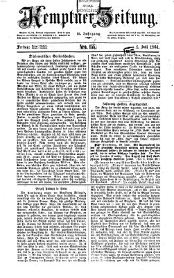 Kemptner Zeitung Freitag 1. Juli 1864