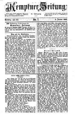 Kemptner Zeitung Sonntag 8. Januar 1865