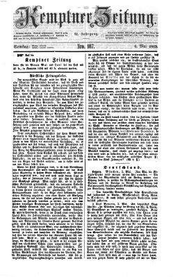 Kemptner Zeitung Samstag 6. Mai 1865