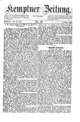 Kemptner Zeitung Mittwoch 8. Mai 1867