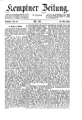 Kemptner Zeitung Dienstag 25. Mai 1869