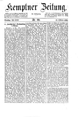 Kemptner Zeitung Dienstag 12. Oktober 1869