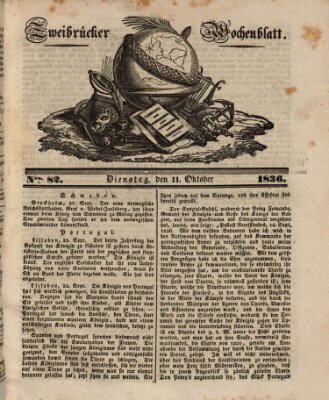 Zweibrücker Wochenblatt Dienstag 11. Oktober 1836