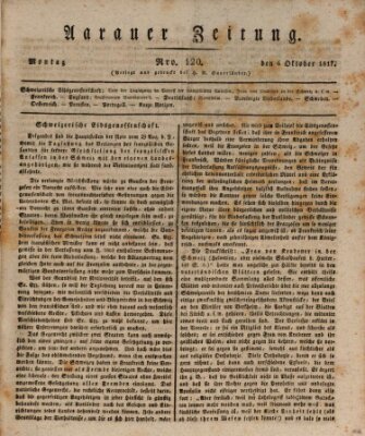 Aarauer Zeitung Montag 6. Oktober 1817