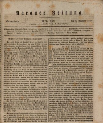 Aarauer Zeitung Samstag 13. Dezember 1817
