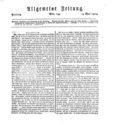 Allgemeine Zeitung Freitag 14. Mai 1802