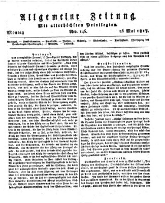 Allgemeine Zeitung Montag 26. Mai 1817