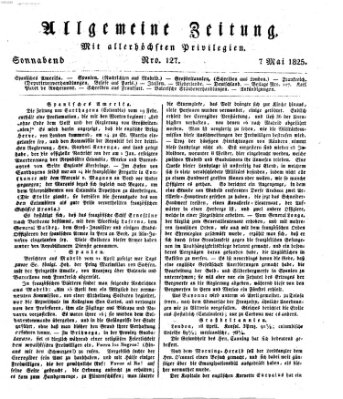 Allgemeine Zeitung Samstag 7. Mai 1825