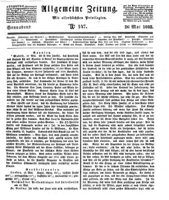 Allgemeine Zeitung Samstag 26. Mai 1832