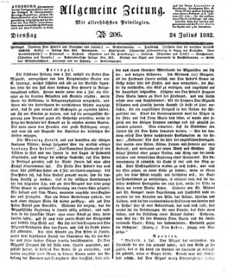 Allgemeine Zeitung Dienstag 24. Juli 1832