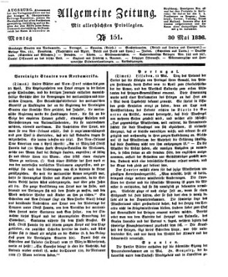 Allgemeine Zeitung Montag 30. Mai 1836