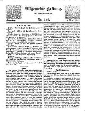 Allgemeine Zeitung Sonntag 29. Mai 1842