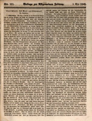 Allgemeine Zeitung Sonntag 1. Mai 1842