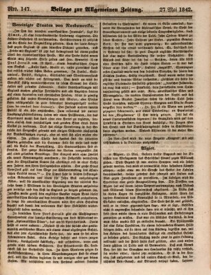 Allgemeine Zeitung Freitag 27. Mai 1842