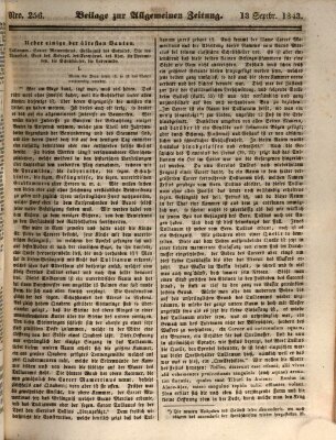 Allgemeine Zeitung Mittwoch 13. September 1843