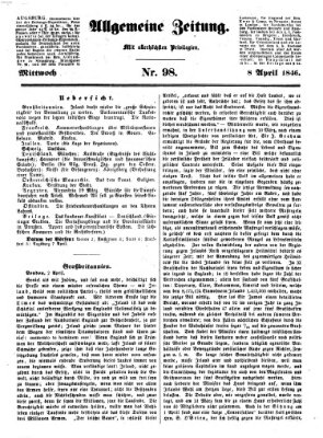 Allgemeine Zeitung Mittwoch 8. April 1846