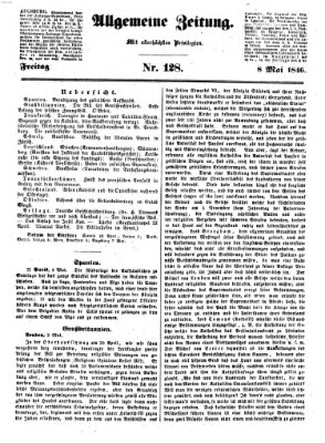 Allgemeine Zeitung Freitag 8. Mai 1846