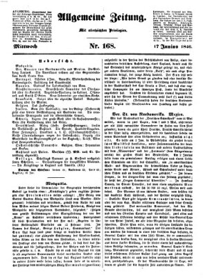 Allgemeine Zeitung Mittwoch 17. Juni 1846