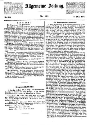 Allgemeine Zeitung Freitag 13. Mai 1853