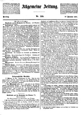 Allgemeine Zeitung Freitag 17. Juni 1853