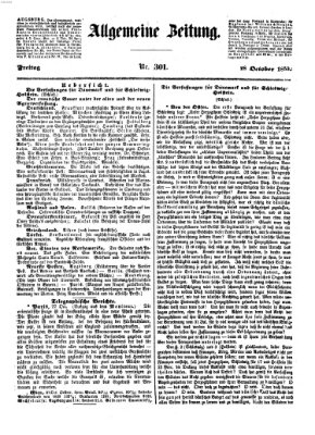 Allgemeine Zeitung Freitag 28. Oktober 1853