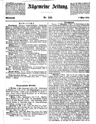 Allgemeine Zeitung Mittwoch 3. Mai 1854