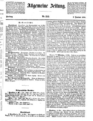 Allgemeine Zeitung Freitag 2. Juni 1854
