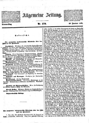 Allgemeine Zeitung Donnerstag 26. Juni 1856