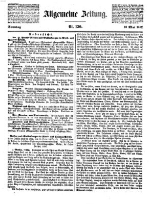 Allgemeine Zeitung Sonntag 10. Mai 1857