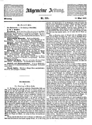 Allgemeine Zeitung Montag 11. Mai 1857