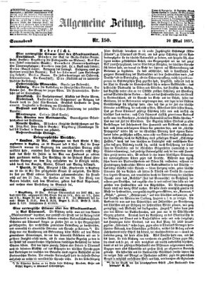 Allgemeine Zeitung Samstag 30. Mai 1857