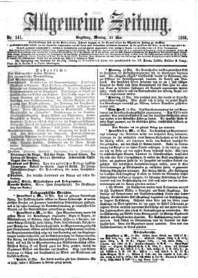 Allgemeine Zeitung Montag 21. Mai 1866