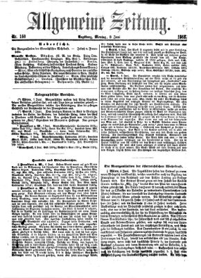 Allgemeine Zeitung Montag 8. Juni 1868