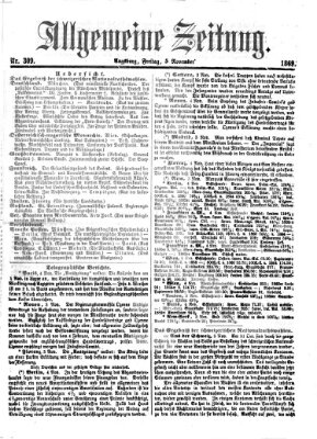 Allgemeine Zeitung Freitag 5. November 1869
