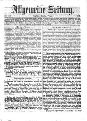 Allgemeine Zeitung Dienstag 7. Juni 1870