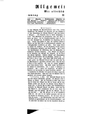Allgemeine Zeitung Samstag 30. Dezember 1826