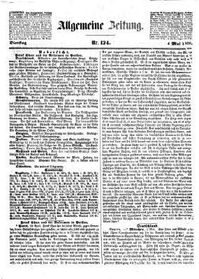 Allgemeine Zeitung Dienstag 4. Mai 1858