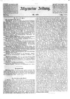 Allgemeine Zeitung Freitag 7. Mai 1858