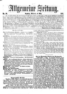 Allgemeine Zeitung Mittwoch 27. März 1867