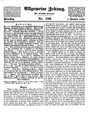 Allgemeine Zeitung Dienstag 5. Juni 1838