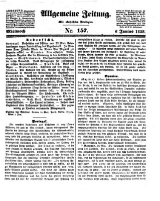 Allgemeine Zeitung Mittwoch 6. Juni 1838