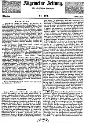 Allgemeine Zeitung Montag 1. Mai 1848