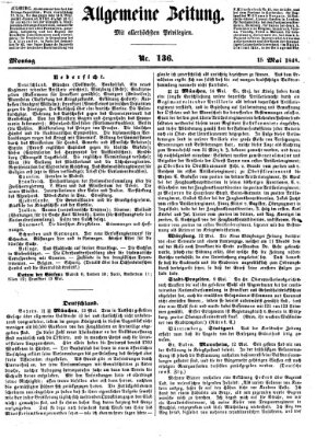 Allgemeine Zeitung Montag 15. Mai 1848