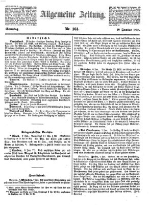 Allgemeine Zeitung Sonntag 10. Juni 1855
