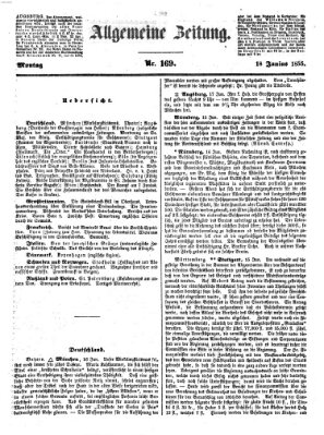 Allgemeine Zeitung Montag 18. Juni 1855