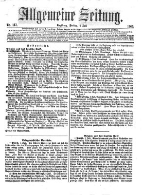 Allgemeine Zeitung Freitag 6. Juli 1866