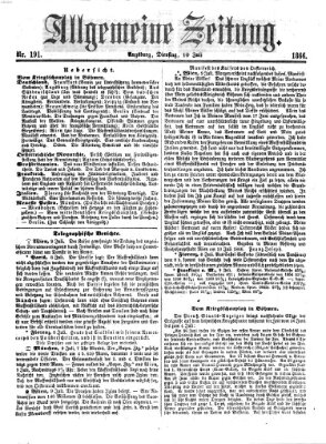 Allgemeine Zeitung Dienstag 10. Juli 1866