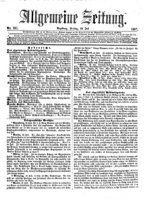Allgemeine Zeitung Freitag 26. Juli 1867