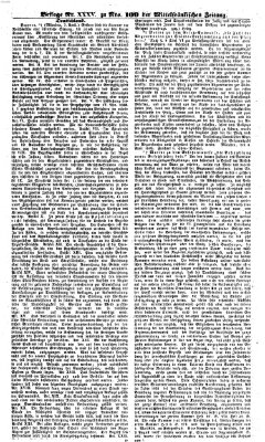 Mittelfränkische Zeitung für Recht, Freiheit und Vaterland (Fränkischer Kurier) Sonntag 9. April 1848