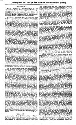 Mittelfränkische Zeitung für Recht, Freiheit und Vaterland (Fränkischer Kurier) Dienstag 9. Mai 1848